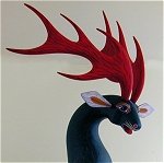 Large Deer Trotting